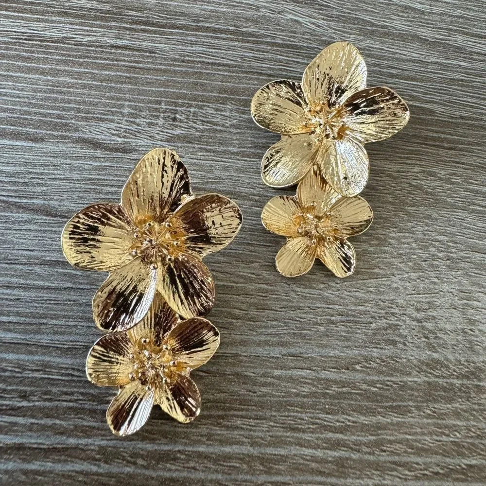 Bohemian flower earrings A1085